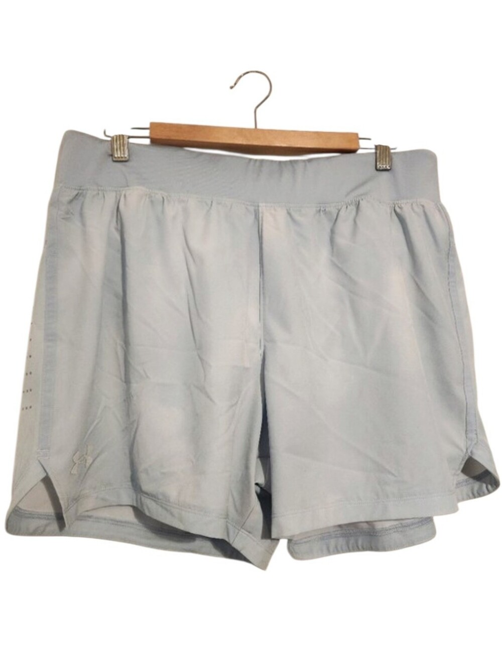 Under Armour | Men's Light Blue Tie-Dye Speedpocket 5" Lined Shorts II (Size XL)